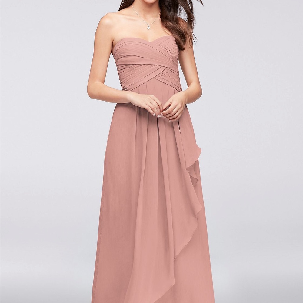 Ballet Pink David’s Bridal Bridesmaid Dress